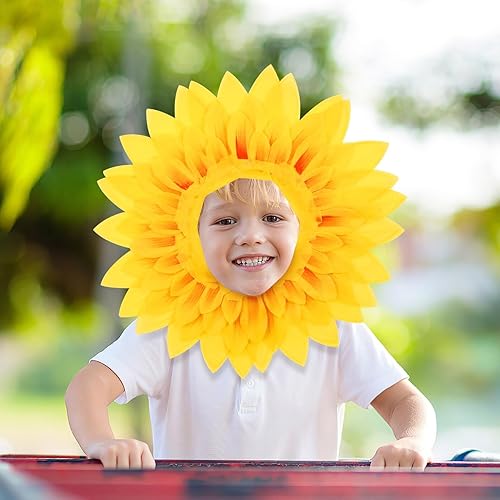 Abaodam 3Pcs Sunflower Headgear Sunflower Headband Costume Funny