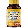 Sandhu Herbals Organic Turmeric Curcumin 120 Capsules with Bioperine Black Pepper Extract Supplement | 1500mg with 95% Curcuminoids | Immune Support