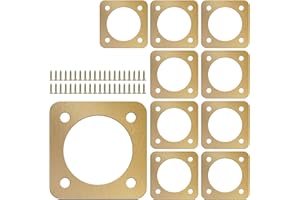 10Pcs Bird House Guard with Copper Portal 1 1/2 Inch Opening Rustproof Metal Bluebird House Predator Guard Sturdy Bird Hole P
