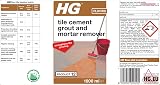 HG Tile Cement Grout & Mortar Remover Cleaner Residue Wall Floor 1 Litre view 3