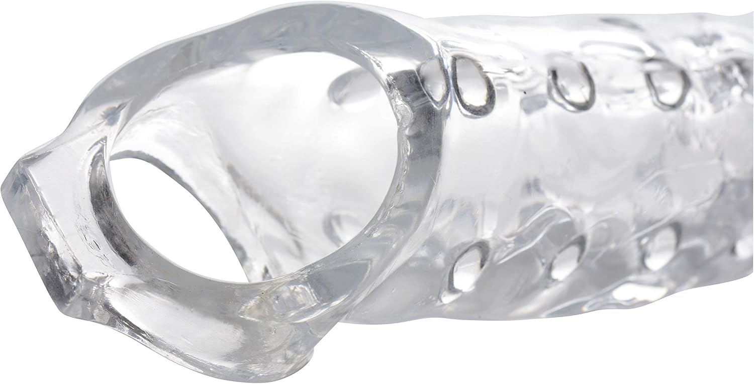 Size Matters Extender Penis Sleeve with Nubs, Clear - Image 5