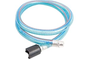 GIAYOGO Fuel Hose for Fuel Transfer Pump, Fuel Hose 1 inch Suction Hose, Fuel Transfer Hose for Fuel/Oil/Diesel/Kerosene/Gasoline Transfer Pump, 1 Inch Fuel Pump Hose with 3/4 &1 Inch Threaded Couplings