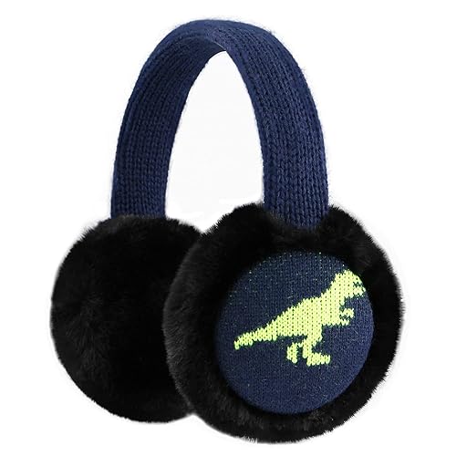 XIAOHAWANG Kids Boy Warm Earmuffs for Children Girl Winter Ear Muffs Cold  Weather Ear Warmer (B-navy green) in Oman Whizz Earmuffs