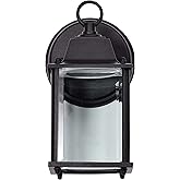 Satco Cube - 8W LED Outdoor Wall Lantern in Transitional Style-8.7 Inches Tall and 4.4 Inches Wide