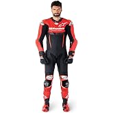 Alpinestars GP R7 1PC Leather Suit, Race-Ready Design, CE Certified, Advanced Ventilation, Superior Protection