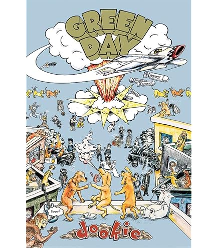 Amazon.com: Pyramid America Green Day Poster - Dookie Album Cover