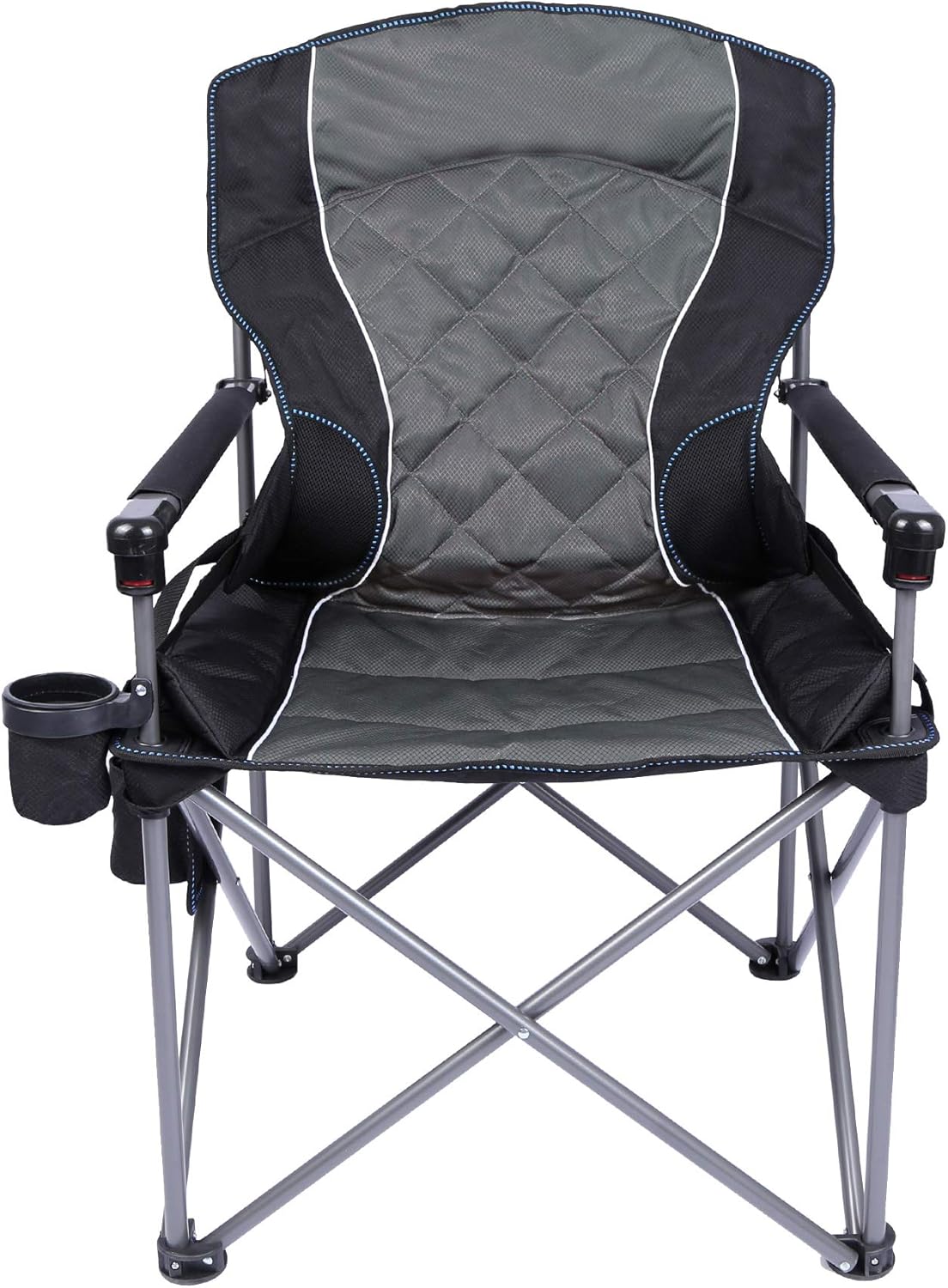 Varbucamp Oversized Padded Camping Chair,Sturdy Comfortable
