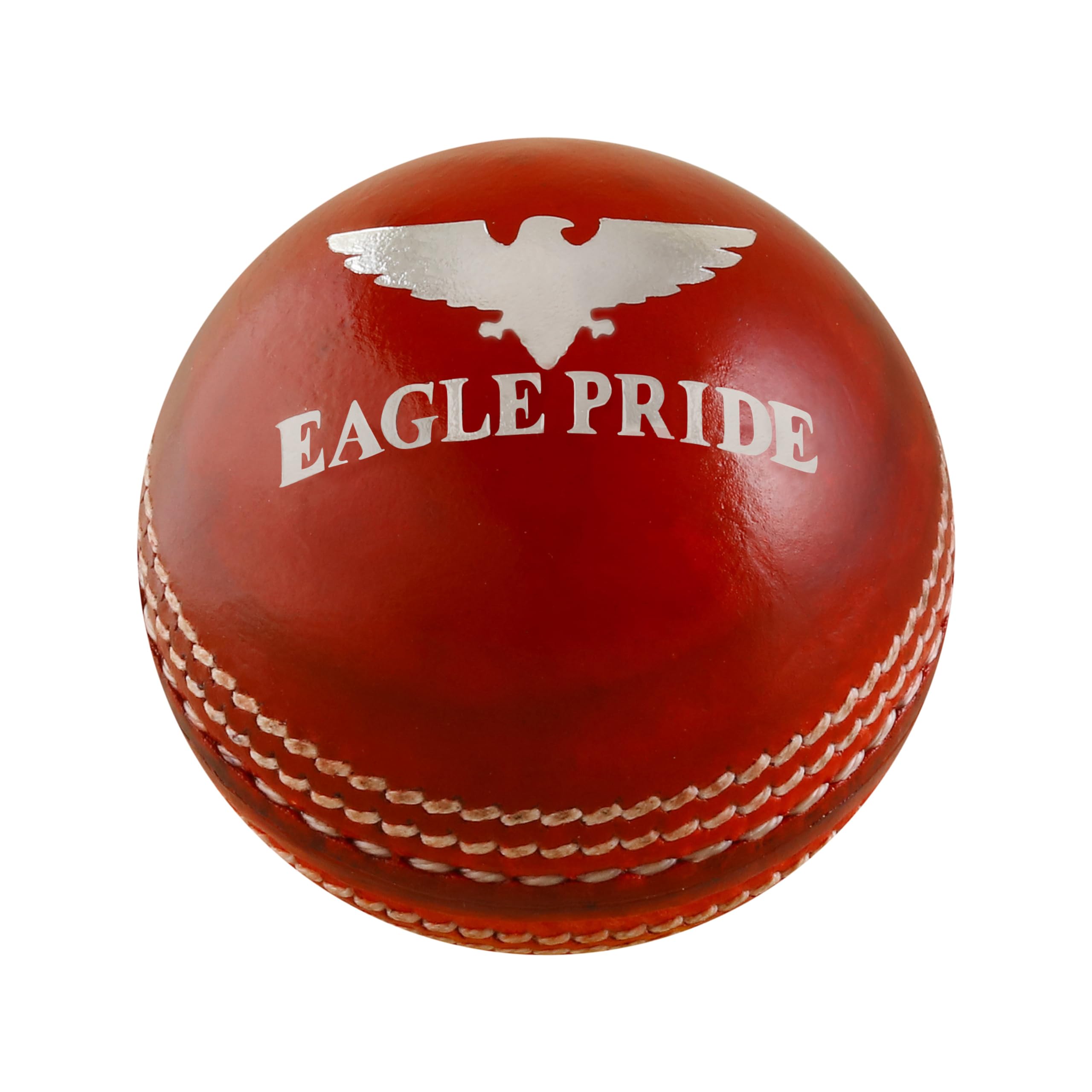 Cricket Hard balls for club, practice,test matches,one day,T20 Matches Games hand stitched,tanned leather polished,County cricket Crown Match Cricket Balls Red, White (156g / 5.5oz) (Red)