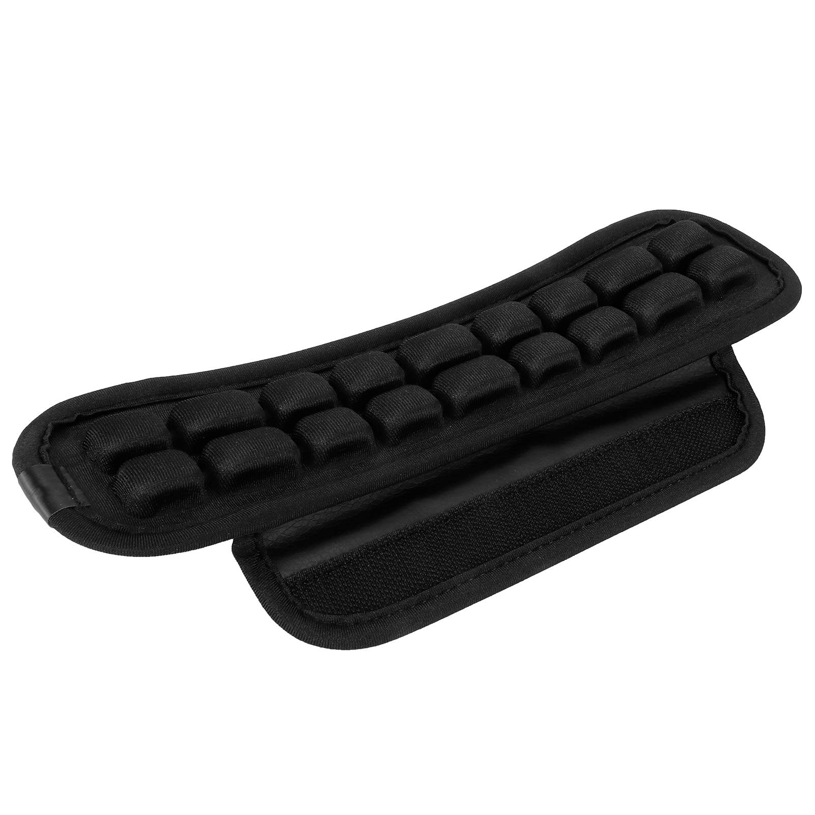 KIMISS Non Slip Shoulder Strap Pads, Decompression Cushion for Backpacks and Sport Bags - Black, Lightweight and Comfortable