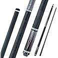 KONLLEN Carbon Fiber Pool Cue Stick 58-inch Professional Pool Sticks for Adults Full Carbon Technology Low Deflection Pool Cue Billiard Cues with 12.5mm Tip (Easy to Control, Pro Taper, Ultra-Smooth)