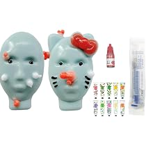 Jouet Anti-stress Type 'pop It' Version Acné - Silicone Réutilisable - Remplissage Manuel - Pour TDAH, Anxiété - 8