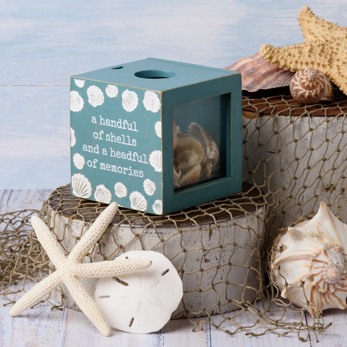 Primitives by Kathy A Handful Of Shells And A Headful Of Memories Home Décor Shell Holder