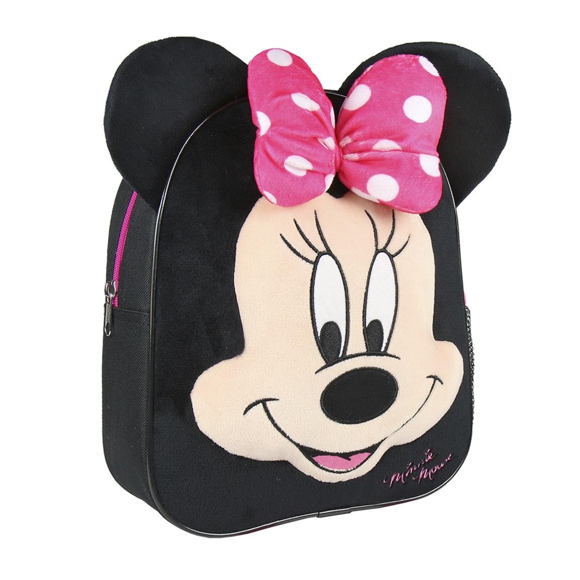 CERDÁ LIFE'S LITTLE MOMENTS Children's Minnie Mouse Backpack - Official Disney Studios Licensed, multicoloured, 40, Ears and bow in 3D