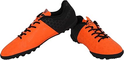 nivia aviator football shoes black orange