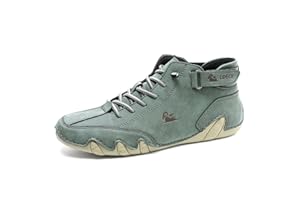 Italian Handmade Suede High Top Chukka Boots Waterproof Non Slip Breathable Outdoor Hiking Casual Leather Sneakers for Men Wo