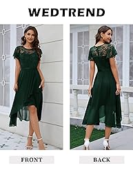 Wedtrend Women's Formal Dress Ruffle Cocktail Party