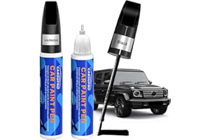 Carsupro Touch Up Paint for Cars Car Paint Scratch Repair Color Accurate Quick Fix and Convenient Operation with Varnish Coating Pen（Black）