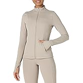 Amazon Essentials Women's Active FormFlex Buttery Soft Slim Fit Full Zip Jacket