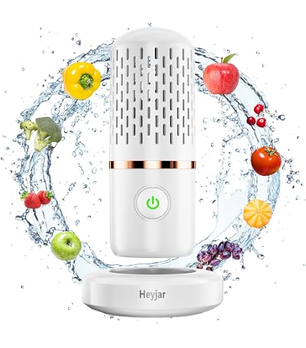 Nettoyeur de fruits, machine à laver pour fruits et légumes, lave-linge portable avec passoire et bol