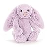 Jellycat Bashful Lilac Bunny Stuffed Animal, Medium 12 inches - Rabbit ...