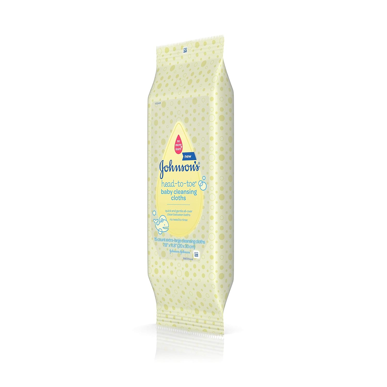 johnson's head to toe baby cleansing cloths
