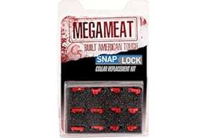 G5 OUTDOORS G5 Megameat Deadmeat V2 Replacement Collars Clip-On Secure Hunting Target Shooting Broadhead Blade Deployment Control SnapLock Retention System, 12 Pack