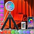 Sunset lamp Projector, Sunset Projection lamp. Wireless App Control and Remote Control Tripod Sunset Light with Multiple Colors, Sunset lamp Bedroom Decor, 16 Color Changing and Fade Mode Night Light…