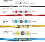 Yoicn Lth 50Pcs Solder Seal Heat Shrink Wire Connectors Red Blue White Yellow view 2