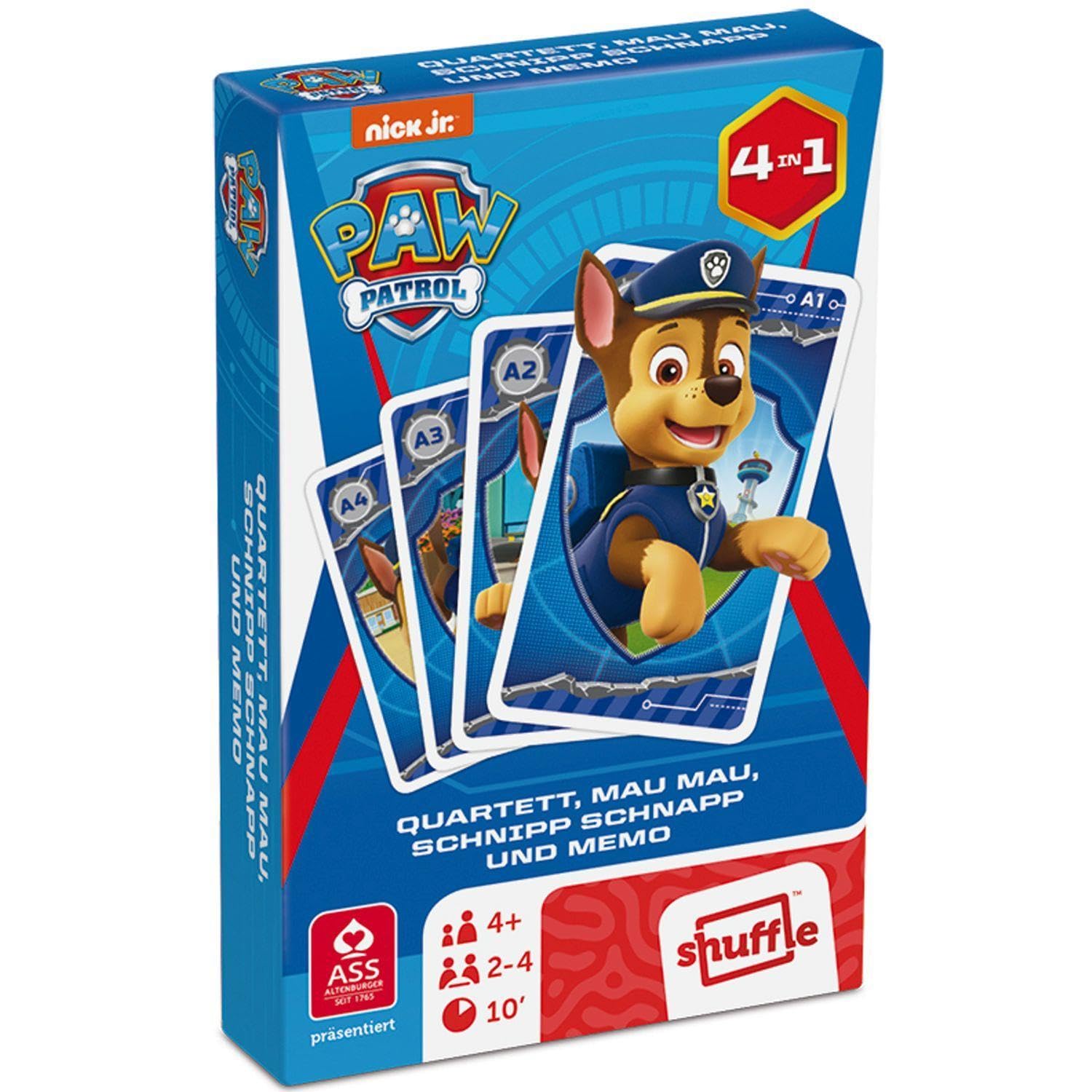 ASS Paw Patrol | Happy Families & Crazy Eights Card Game | Detailed Rules Included in Pack | Ages 4+, Multicolor, 108332924 — image 1