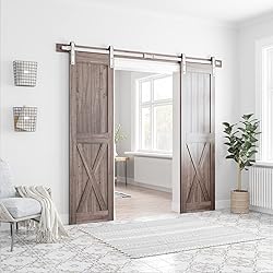 SMARTSTANDARD 8ft Siliding Barn Door Hardware Kit