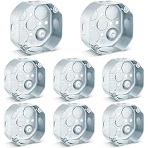 Octagon Electrical Box Covers OwnMy 4 Packs 5 Inch Ceiling Cover