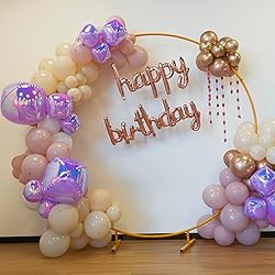 Iridescent Balloons - Purple Foil Balloons for