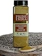 Pride Of India - Organic Coriander Seed Ground- 18 oz (510 gm) Large Dual Sifting Jar - Authentic Indian Culinary Spice - Best for Sausages, Indian Curries & Pickles - Superb Value for Money