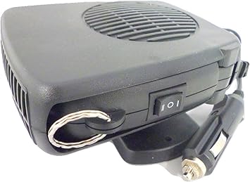 Amazon Co Jp 超便利 車載 暖房 12v 150w ファン ヒーター クーラー ドライヤー シガーソケット スポーツ アウトドア