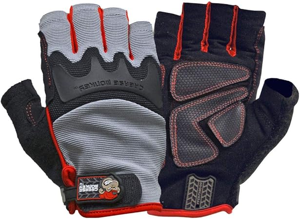 fingerless safety gloves