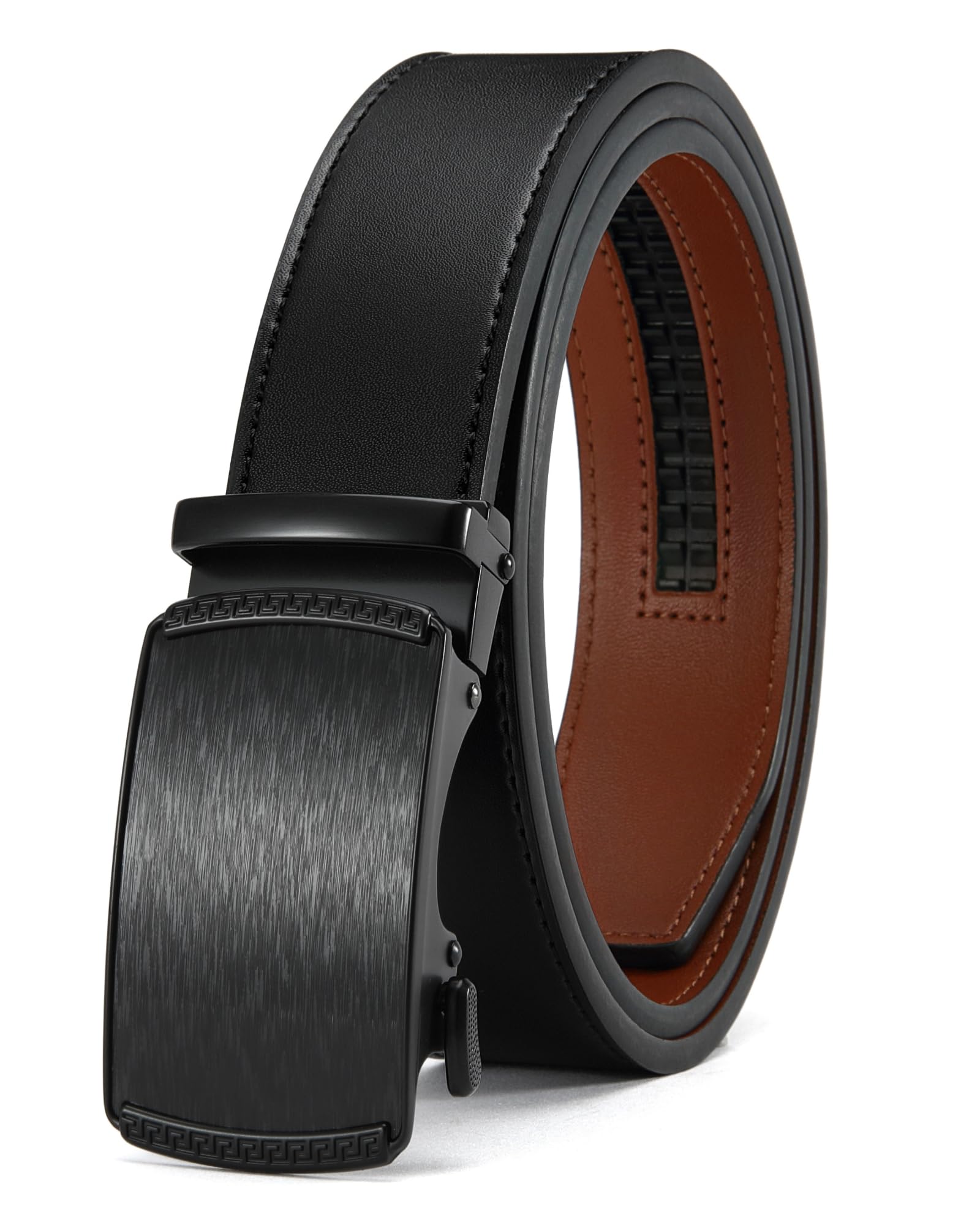 CHAOREN Mens Belt Leather Ratchet Belt