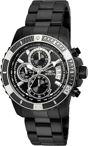 Amazon Com Invicta Men S Pro Diver Quartz Watch With Stainless Steel Strap Black 22 Model 22417 Invicta Watches