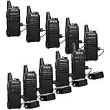 Retevis RT22 Walkie Talkies Rechargeable,Long Range Two Way Radio,2 Way Radio for Adults, Handsfree VOX Mini, for Business Of