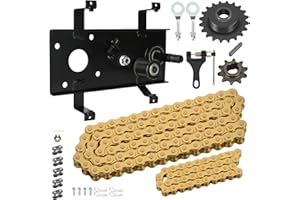 CILOYU Mini Bike Jackshaft Kit Assembly Compatible with Coleman CT200U CT200U-EX BT200X Baja Warrior MB200 MB165 Axis M200 Predator 196cc 200cc 212cc Engine Parts 90 + 42 Links 420 Chain Sprocket