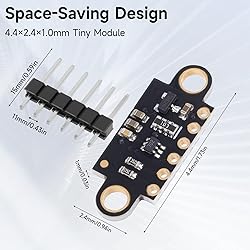 5 Pcs VL53L0X Lidar Sensor 2m Range High Precision
