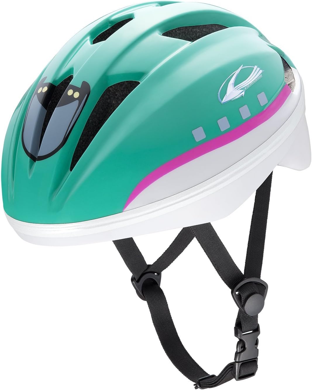Amazon アイデス Ides キッズヘルメット 新幹線e5系はやぶさ 子ども用 キッズ ヘルメット 自転車 幼児車 保育園 幼稚園 入園 子乗せ 同乗器 安心 安全 Sg 頭囲 日本人 グリーン S 頭囲 53cm 56cm未満 アイデス Ides スポーツ アウトドア