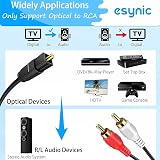 eSynic Optical to RCA Converter 192 KHZ DAC Portable Aluminum Shell view 2