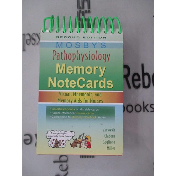 Mosby's Pathophysiology Memory NoteCards: Visual, Mnemonic, and