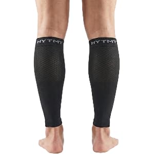 TMTYH Compression Calf Sleeves for Men & Women 15-20 mmHg | Seamless running sleeves for shin splint relief, muscle recovery,