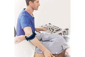 LKLKKC Cable Brace Regular Adjustable Ultrasound Probe Cable Brace Fits Arms Between 9" and 11" Circumference, 1 Pcs (Black)