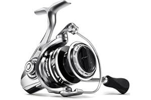 Piscifun NautiX Spinning Reel, Aluminum Spinning Fishing Reel, CNC Aluminum Gear, 33LBs Max Drag, 8+1 Sealed BB, 6.0:1/5.4:1 Gear Ratio, Smooth Powerful Freshwater Saltwater Reel