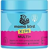 Best Nest Wellness Multi Plus Gummies - Brain Health Support Supplement with Methylated Vitamins - Chewable Multivitamin for Kids - Aids Healthy Energy & Immune Function - Raspberry, 60 Gummies