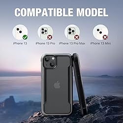 RAPTIC Shield Protective Clear Case, Shockproof for
