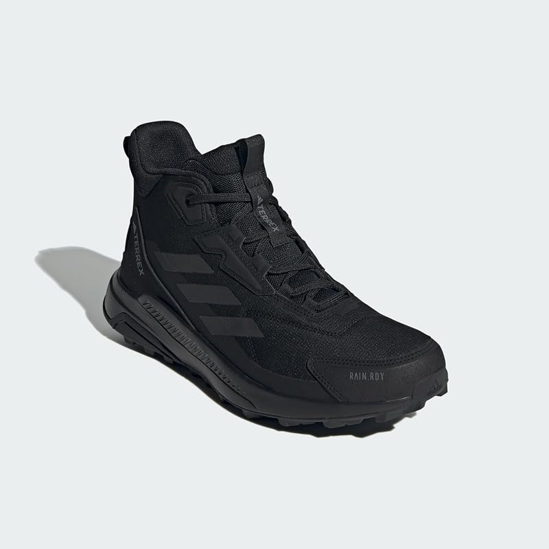 Homme Terrex Anylander Mid Rain.Rdy Hiking Shoes, Core Black/Core Black/Grey Four, 42 EU — photo 7 sur 8