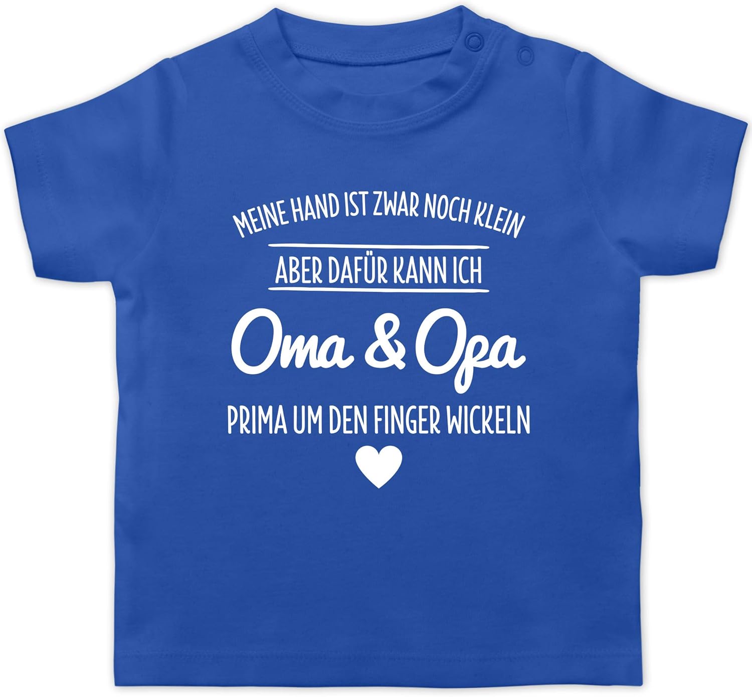 Shirtracer Sprüche Baby Oma und Opa um den Finger Wickeln Baby T